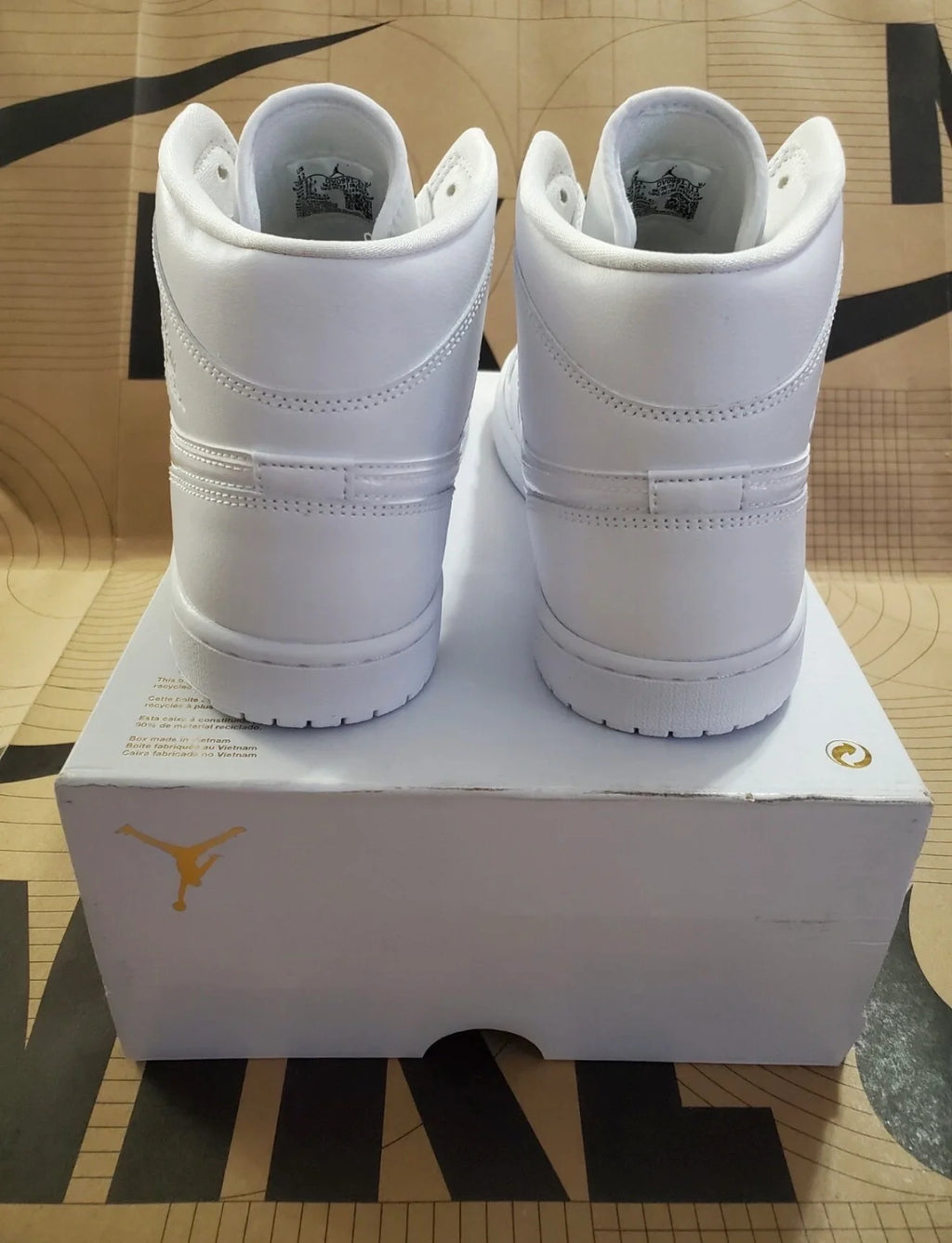 Retro 1 Mid Blancas