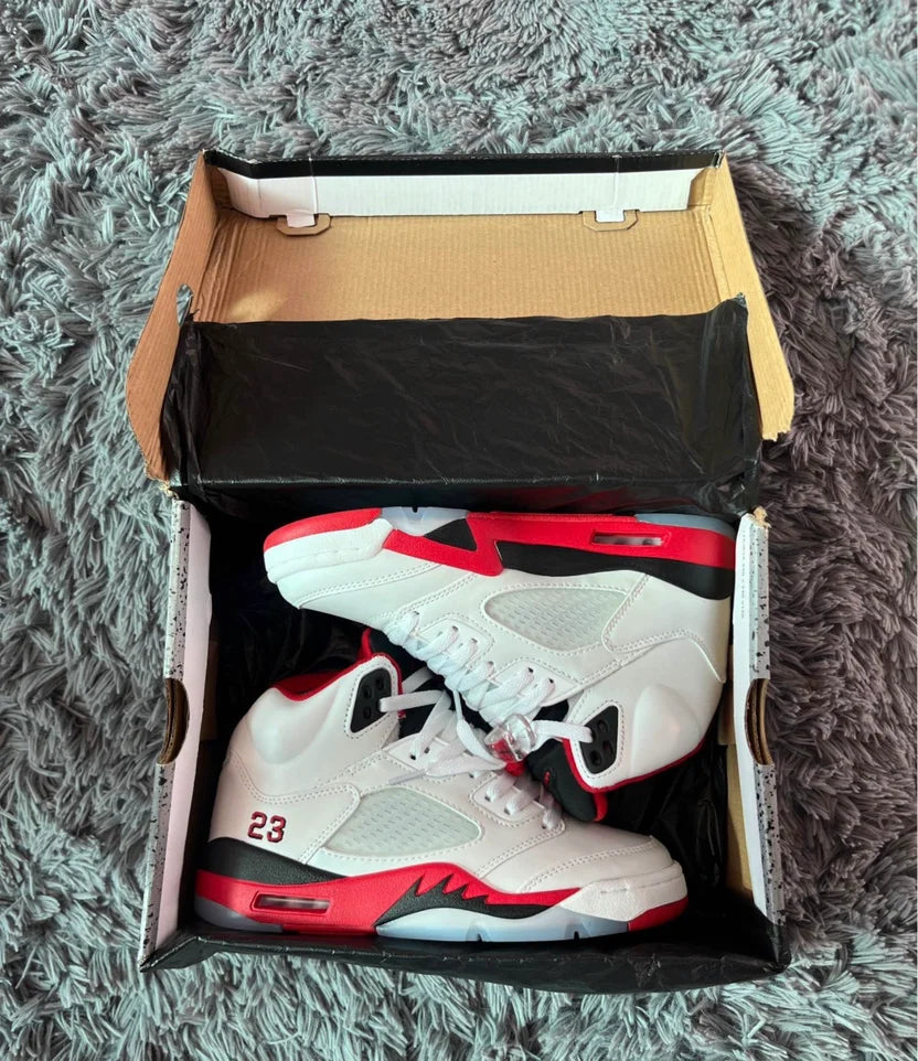 Retro 5 Fire Red