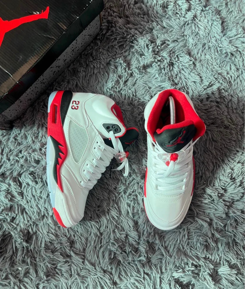 Retro 5 Fire Red