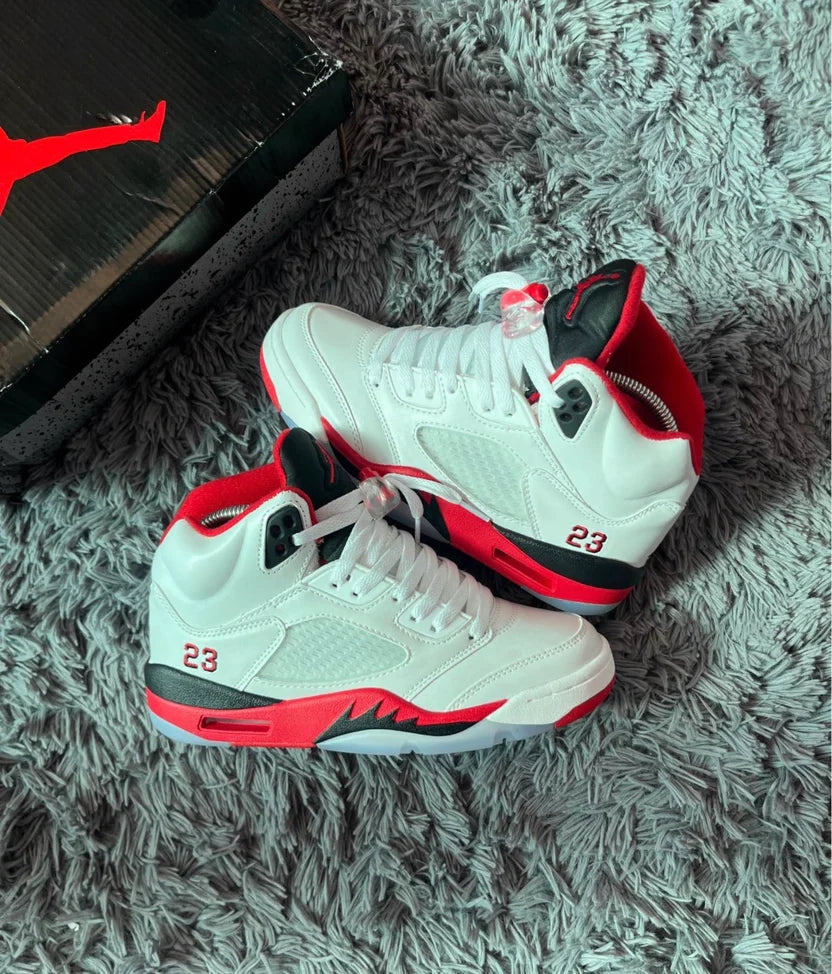 Retro 5 Fire Red