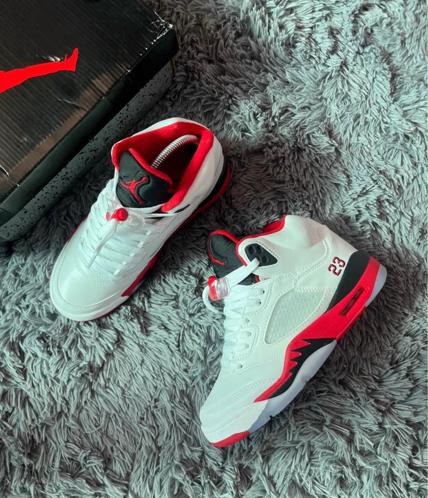 Retro 5 Fire Red