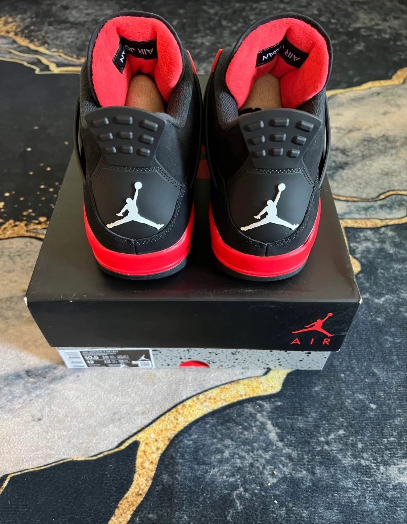 Retro 4 Thunder Red
