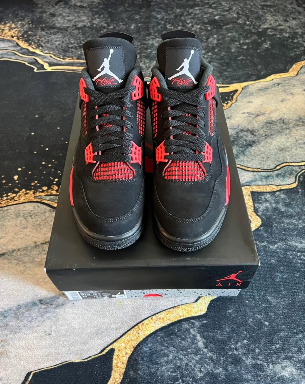 Retro 4 Thunder Red