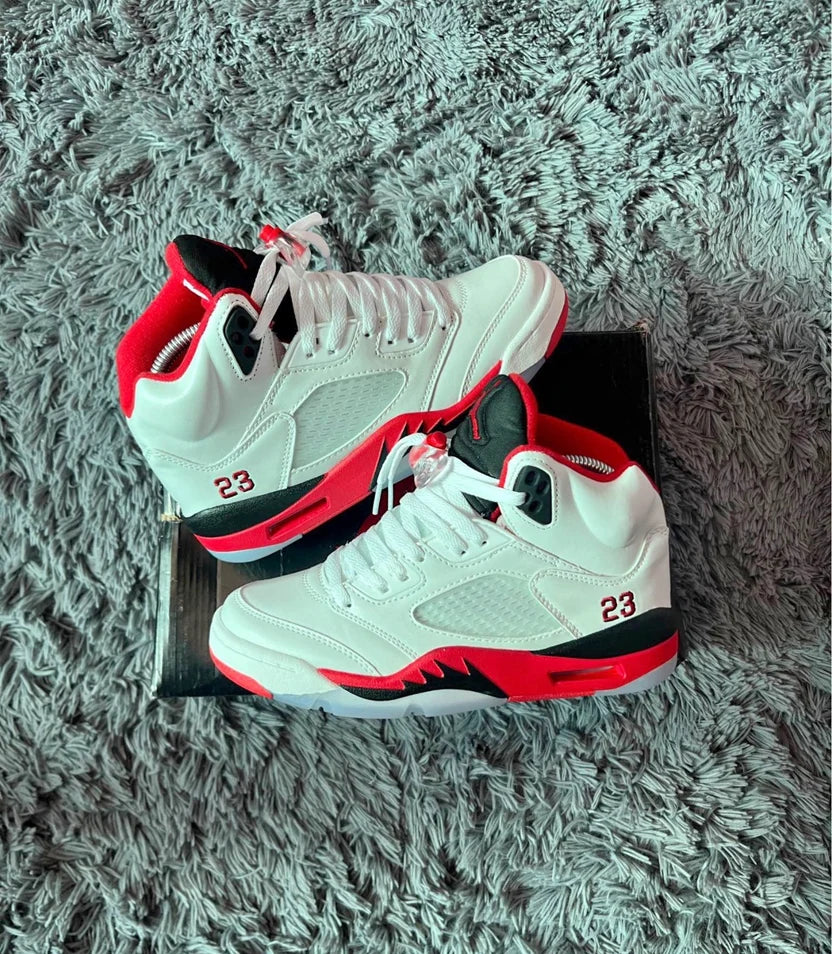 Retro 5 Fire Red