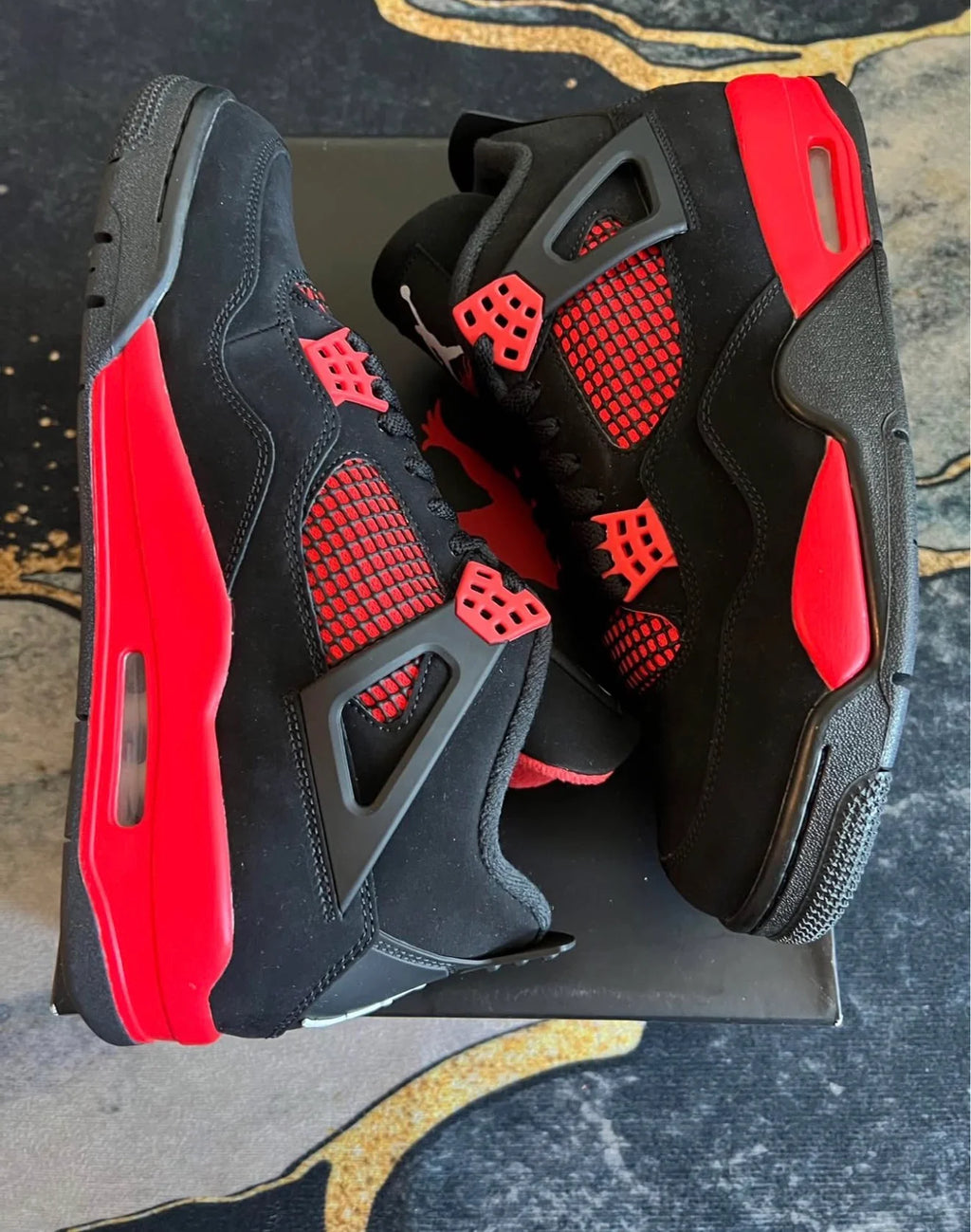 Retro 4 Thunder Red