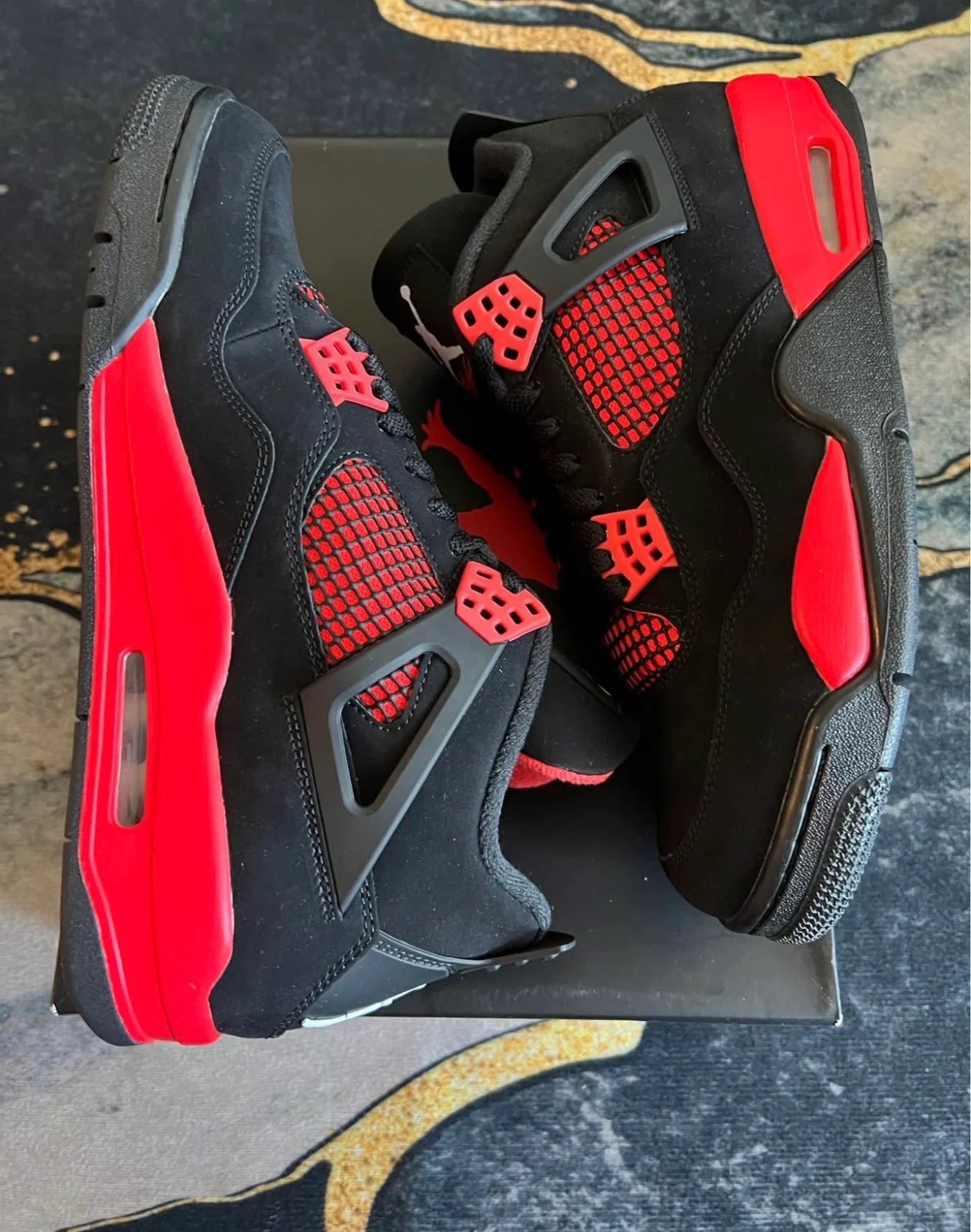 Retro 4 Thunder Red