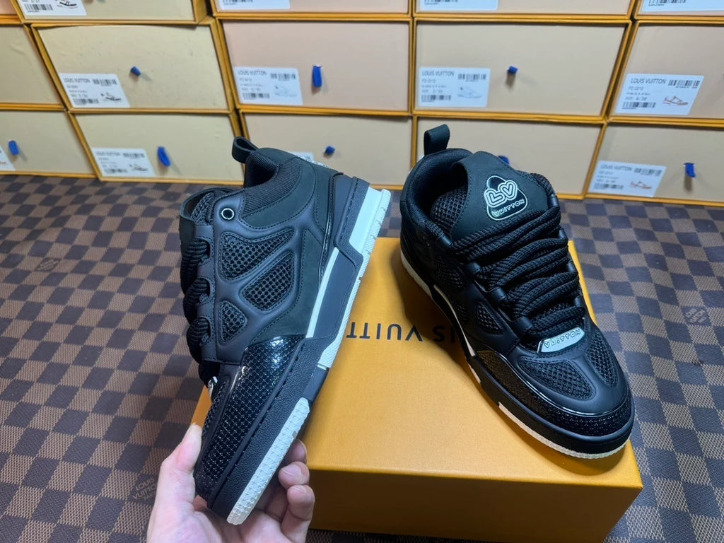 Louis Vuitton Skate Sneaker Negro Blanco
