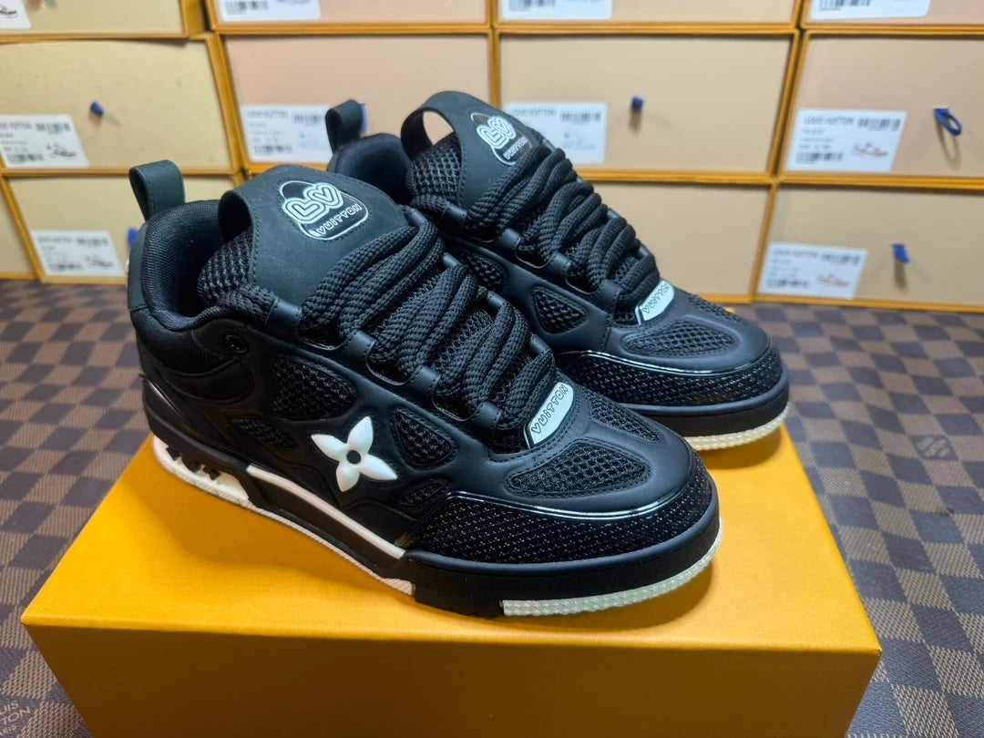 Louis Vuitton Skate Sneaker Negro Blanco
