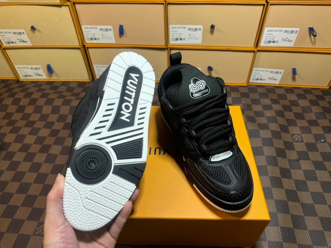 Louis Vuitton Skate Sneaker Negro Blanco