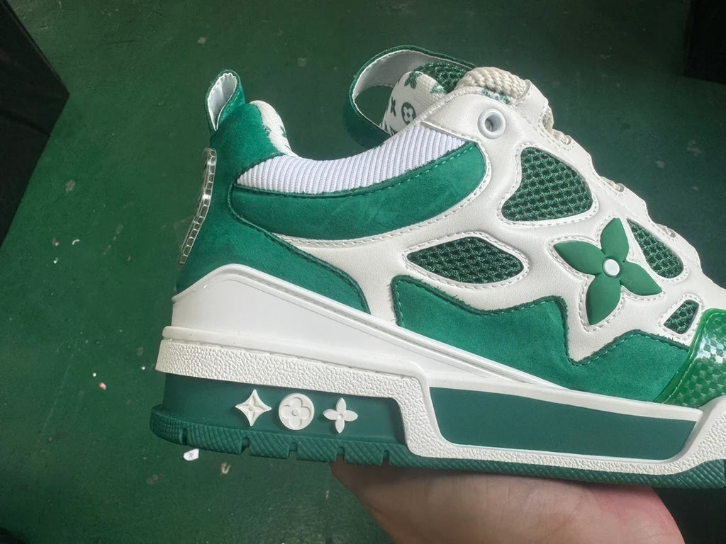 Louis Vuitton Skate Sneaker Verde Blanco