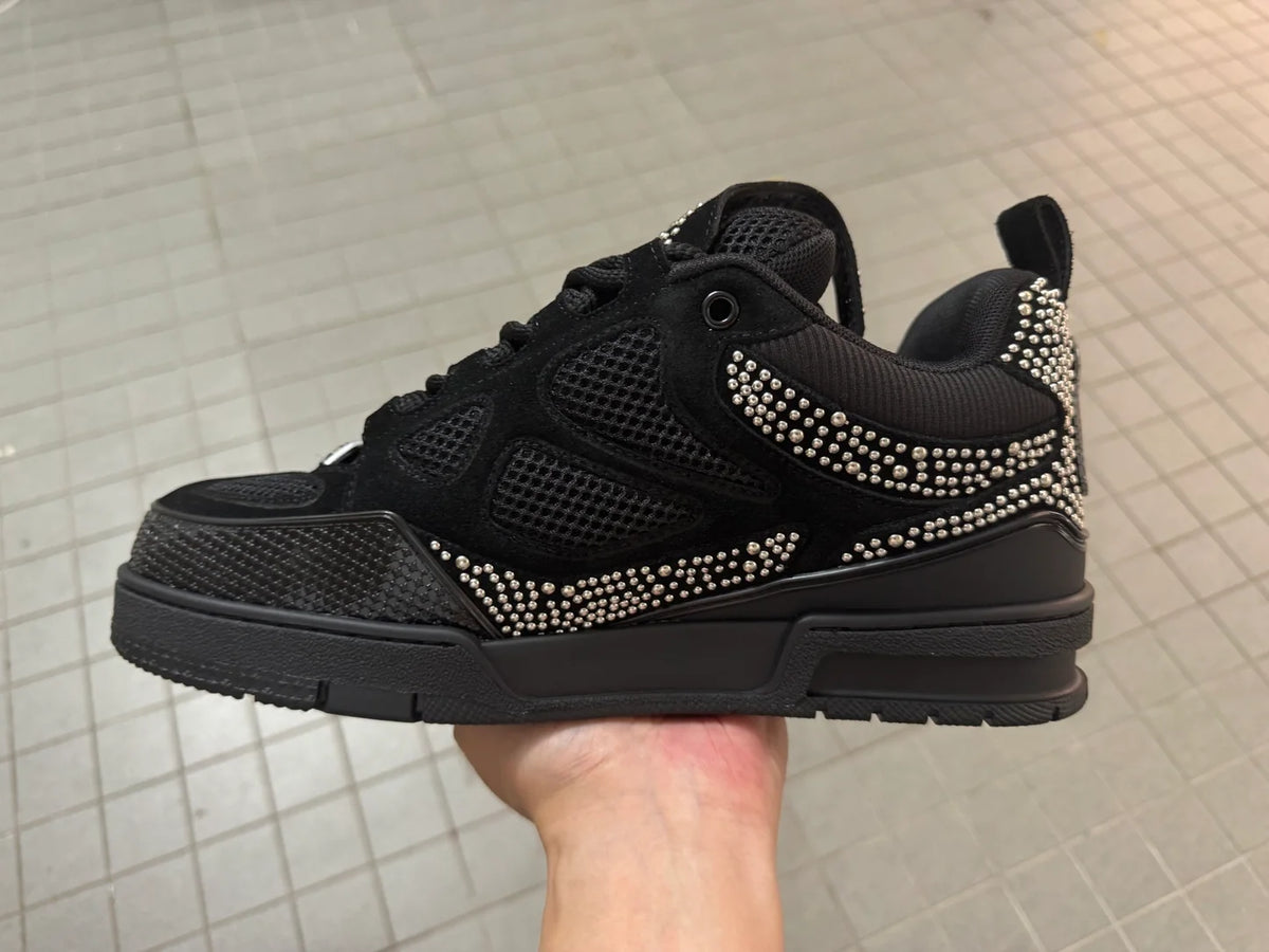 Louis Vuitton Skate Sneaker Grey Studded