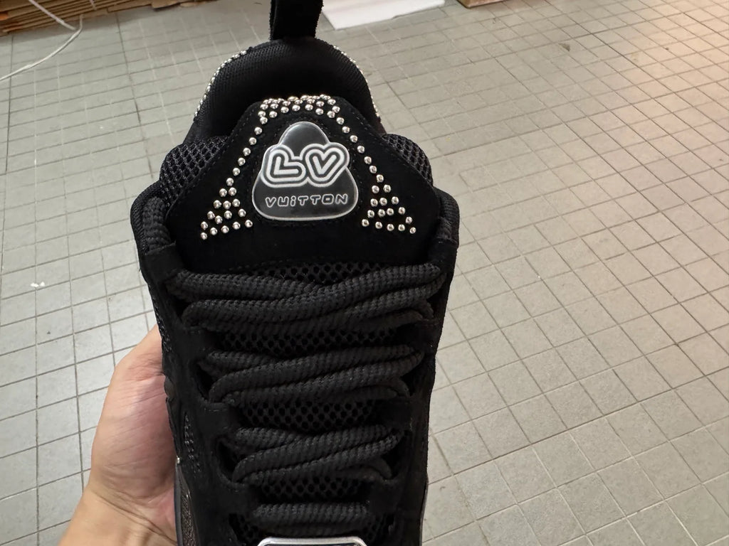 Louis Vuitton Skate Sneaker Grey Studded
