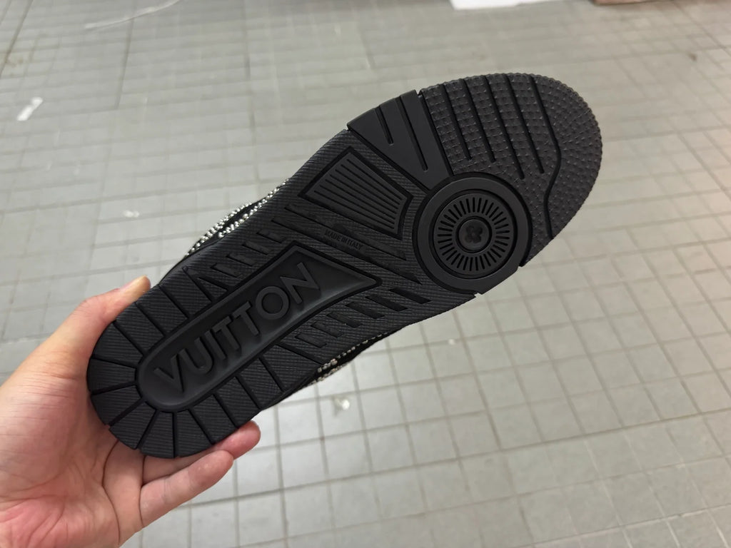 Louis Vuitton Skate Sneaker Grey Studded