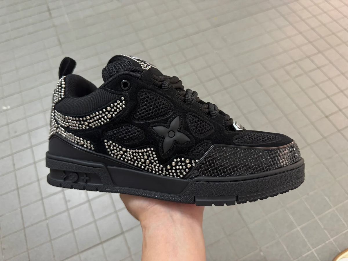 Louis Vuitton Skate Sneaker Grey Studded
