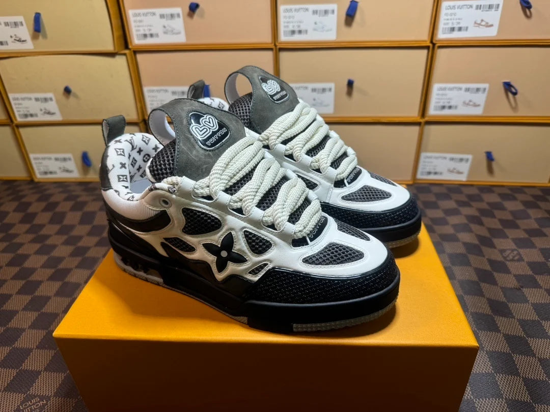 Louis Vuitton Skate Sneaker Gris Blanco
