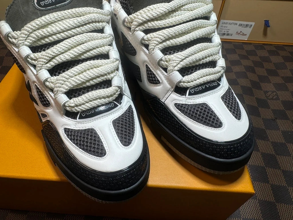 Louis Vuitton Skate Sneaker Gris Blanco