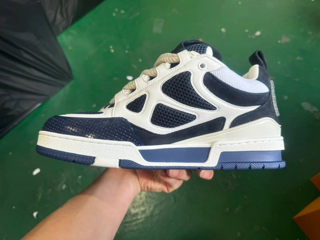 Louis Vuitton Skate Sneaker Navy Blanco