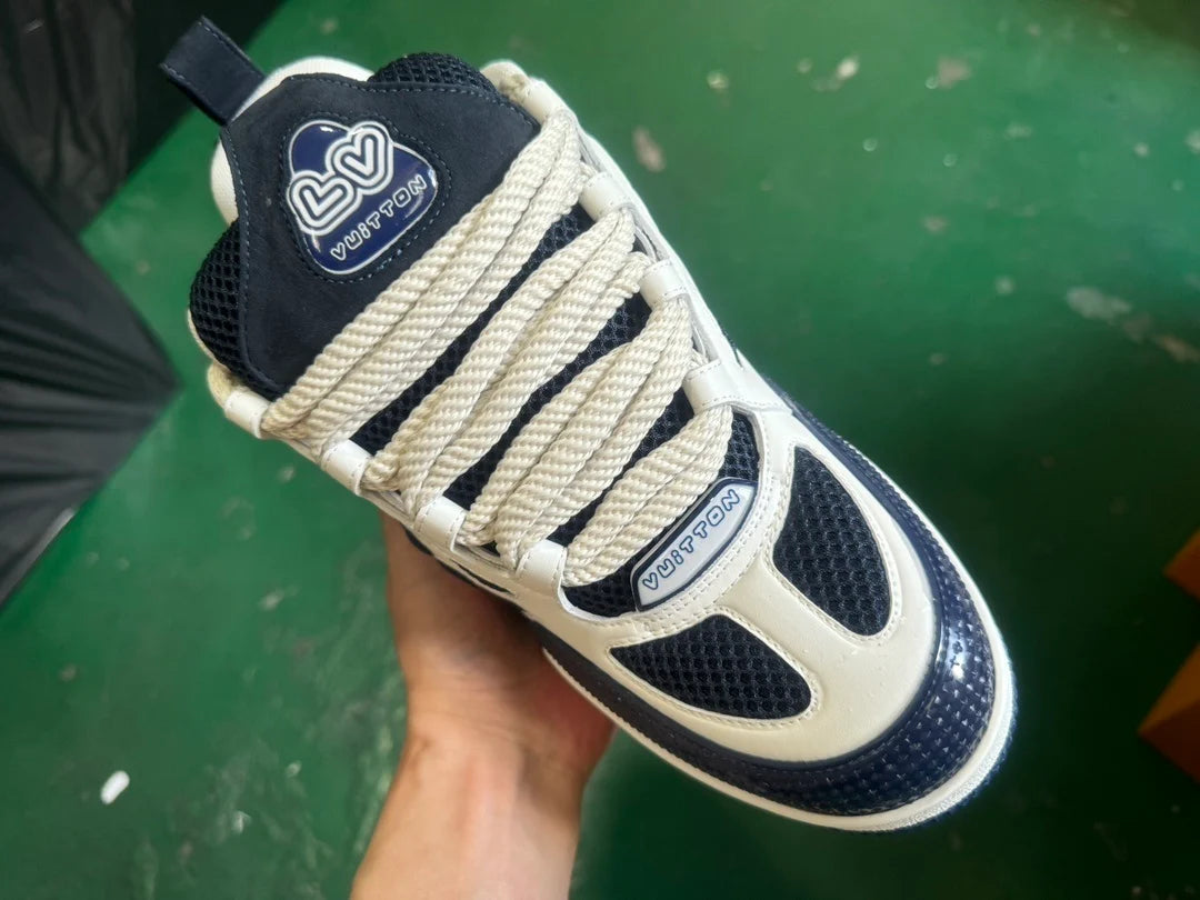 Louis Vuitton Skate Sneaker Navy Blanco