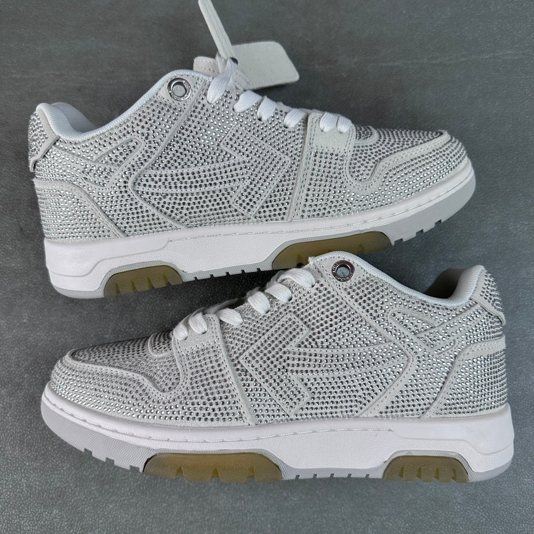 Off White Out Of Office Strass Plateada